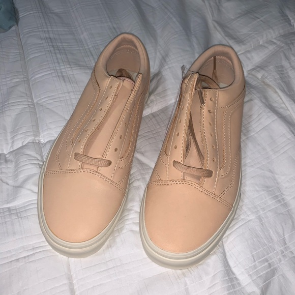 VANS tan leather Old Skool DX. Size 5.5 - Picture 5 of 9